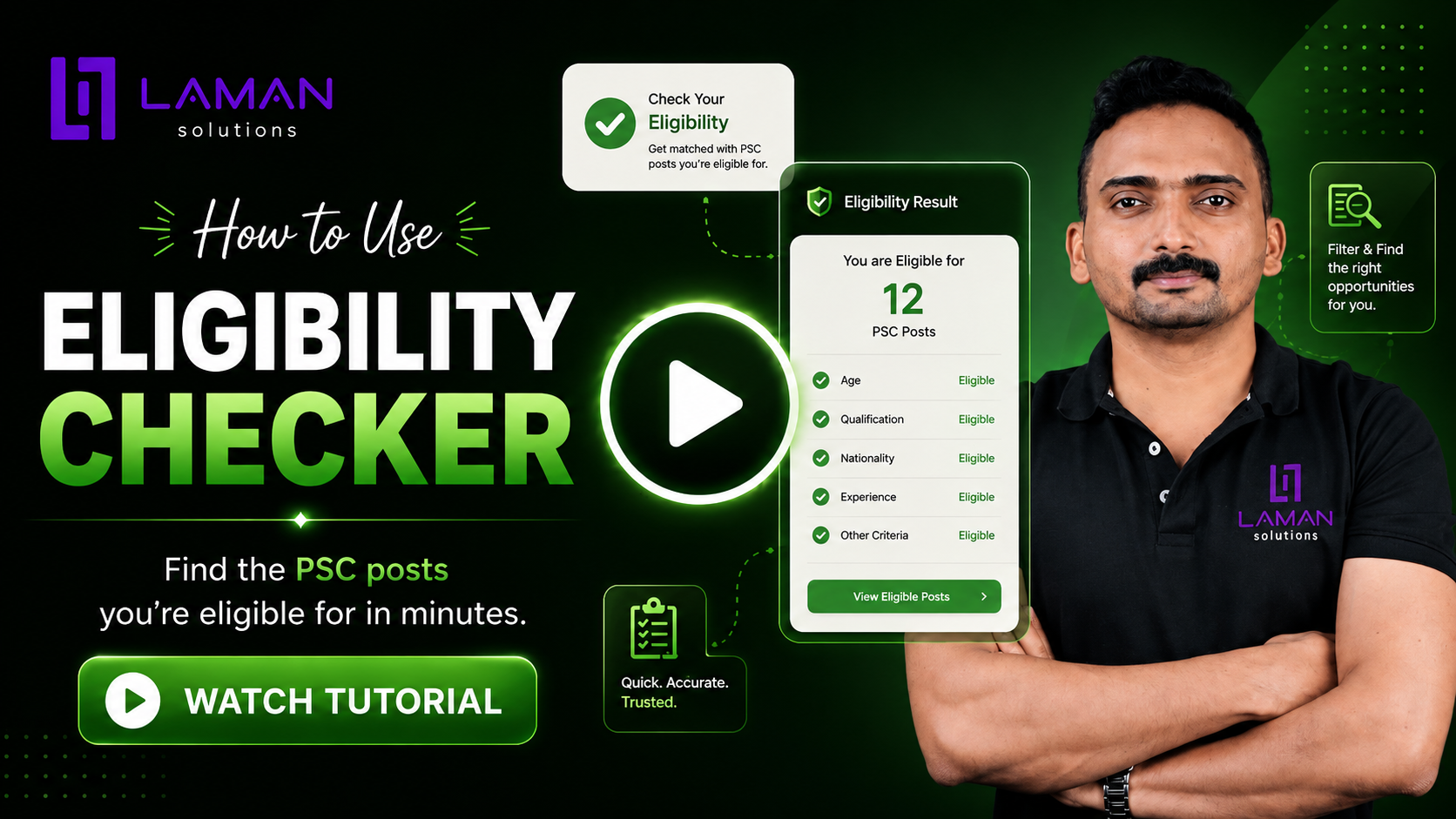 Check your Kerala PSC eligibility in 60 seconds